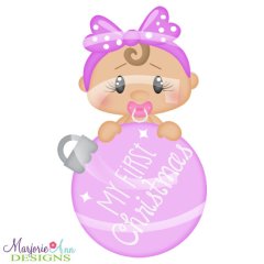 My First Christmas-Girl SVG Cutting Files My First Christmas-Girl SVG Cutting Files