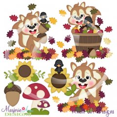 Autumn Friends SVG Cutting Files/Paper Piecing +Clipart Autumn Friends SVG Cutting Files/Paper Piecing +Clipart