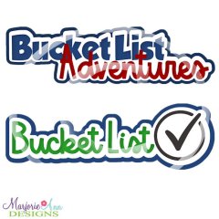 Bucket List Titles SVG Cutting Files Bucket List Titles SVG Cutting Files