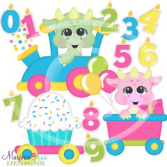 Dragon Birthday Party Train SVG Cutting Files Dragon Birthday Party Train SVG Cutting Files